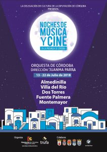 Noches de Música y Cine en la provincia de Córdoba 2018 - Cartel