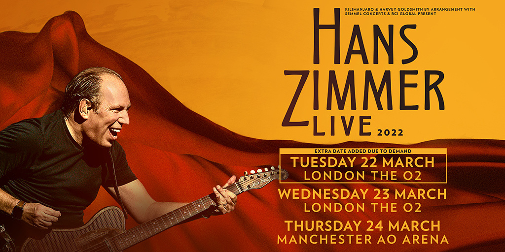 Hans Zimmer Live Europe Tour 2022 Concert added in London