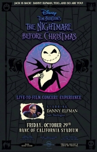 ‘The Nightmare Before Christmas Live-To-Film Concert Experience’ with Danny Elfman - Halloween 2021