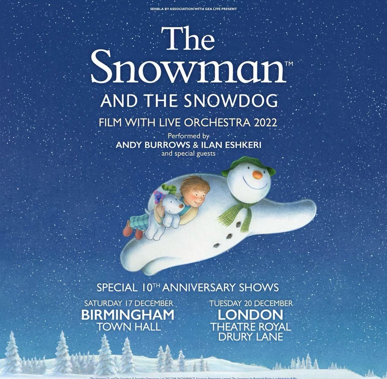 The Snowman and the Snowdog – Special 10th anniversary Shows –  SoundTrackFest