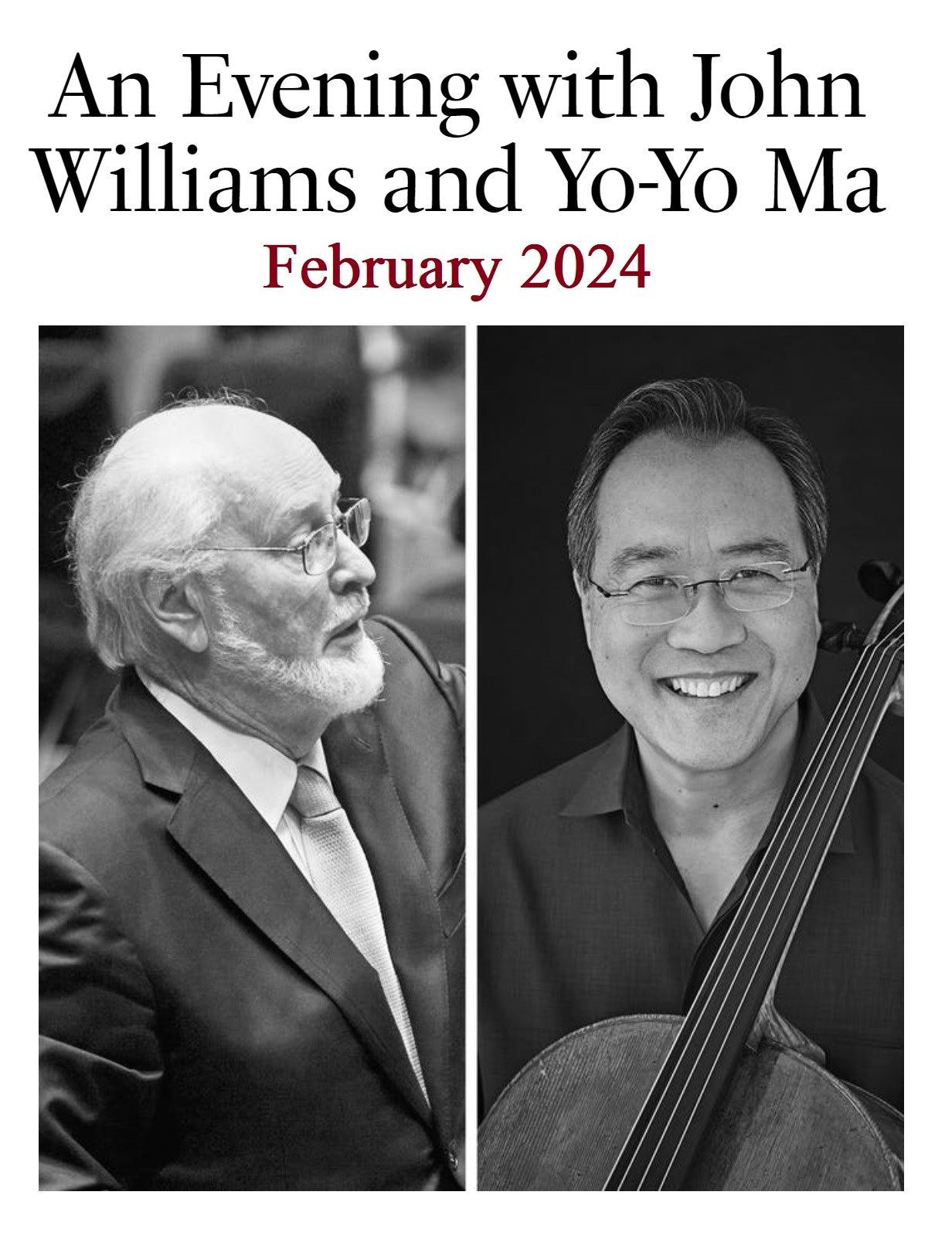 John Williams & YoYo Ma Concerts February 2024 SoundTrackFest