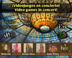 ¡Videojuegos en concierto! en Barcelona - OSV, Adrián Ronda e invitados especiales