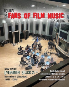 Fans of Film Music 2025 – 16th edition - Date