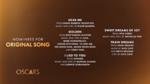 Oscars 2026 - Original Song