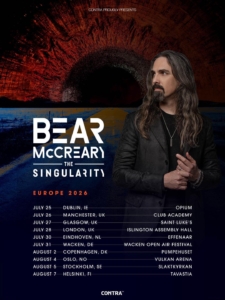Bear McCreary – The Singularity – Europe Summer 2026 Tour
