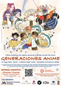 ‘Generaciones Anime / Anime Generations’ charity concert in Málaga