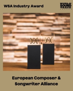 World Soundtrack Awards 2026 - ECSA will receive the 2026 WSA Industry Award World Soundtrack Awards 2026 - ECSA will receive the 2026 WSA Industry Award