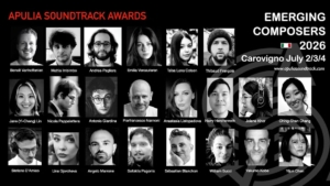 Apulia Soundtrack Awards – 5th edition – Emerging composers 2026 – Finalists Apulia Soundtrack Awards – 5th edition – Emerging composers 2026 – Finalists
