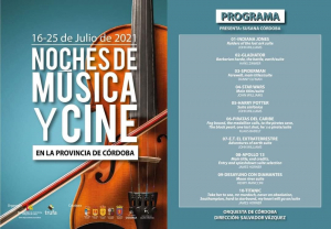 Music and Film Nights in the Province of Cordoba 2021 - Summary - Program