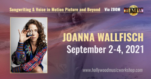 September 2-4 - Joanna Wallfisch - Songwriting & Voice in Motion Picture and Beyond [ZOOM + POSTPONED]