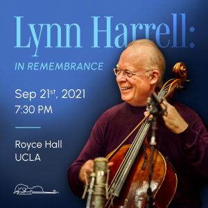 Concierto ‘Lynn Harrell: In Remembrance’ con John Williams, Anne-Sophie Mutter y amigos