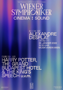 Alexandre Desplat - Wiener Symphoniker - Enero 2022 - Poster