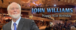 ¡Feliz 91 cumpleaños John Williams! ✨🎶🎂🎶👏