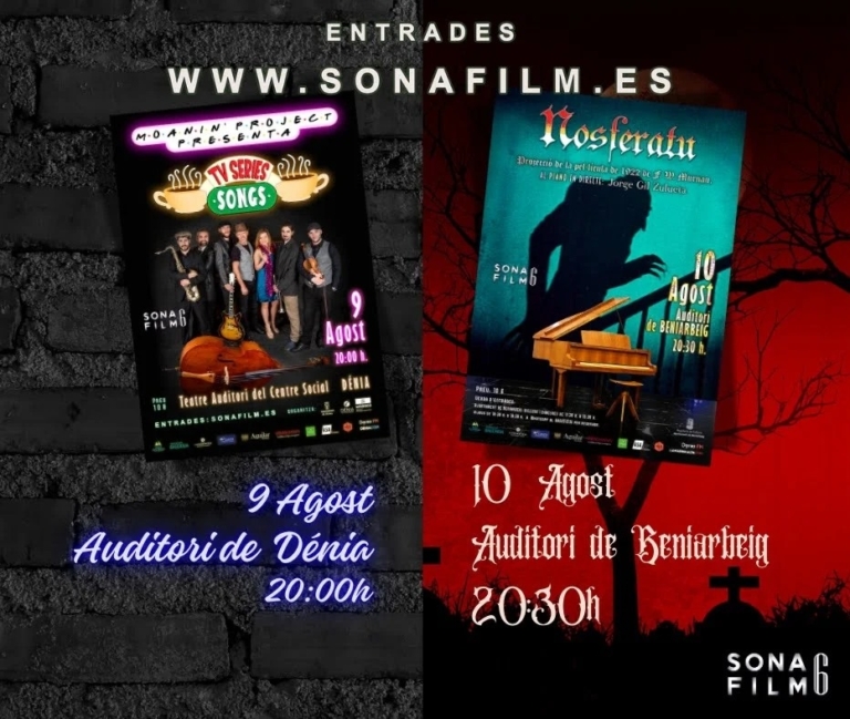 SONAFILM 2024 Conciertos ‘TV Series Songs’ y ‘Nosferatu’ SoundTrackFest